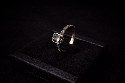 Montana Sapphire eternity ring size 7 - Zack B Designs